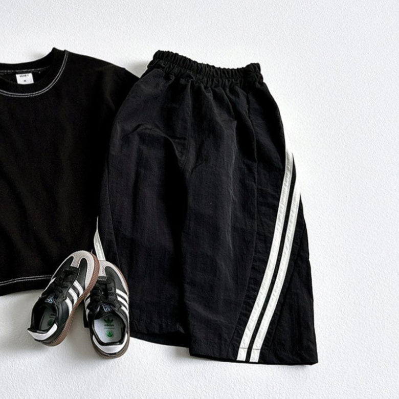 Toddler F25 Diagonal Tape Track Pants (1-6y) - 3 Colors - AT NOON STORE