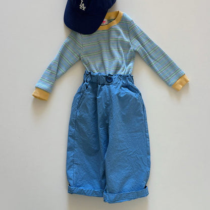 Toddler SP26 Stripe Long Sleeve Ribbed Top  (1-6y) - 2 Colors - AT NOON STORE