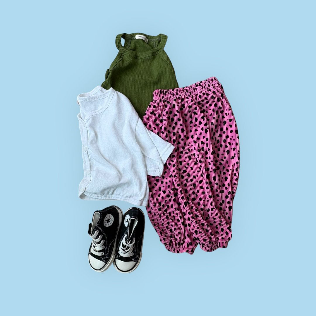 Toddler SS26 Ribbed Halter Tank Top (1-7y) - 4 Colors - AT NOON STORE