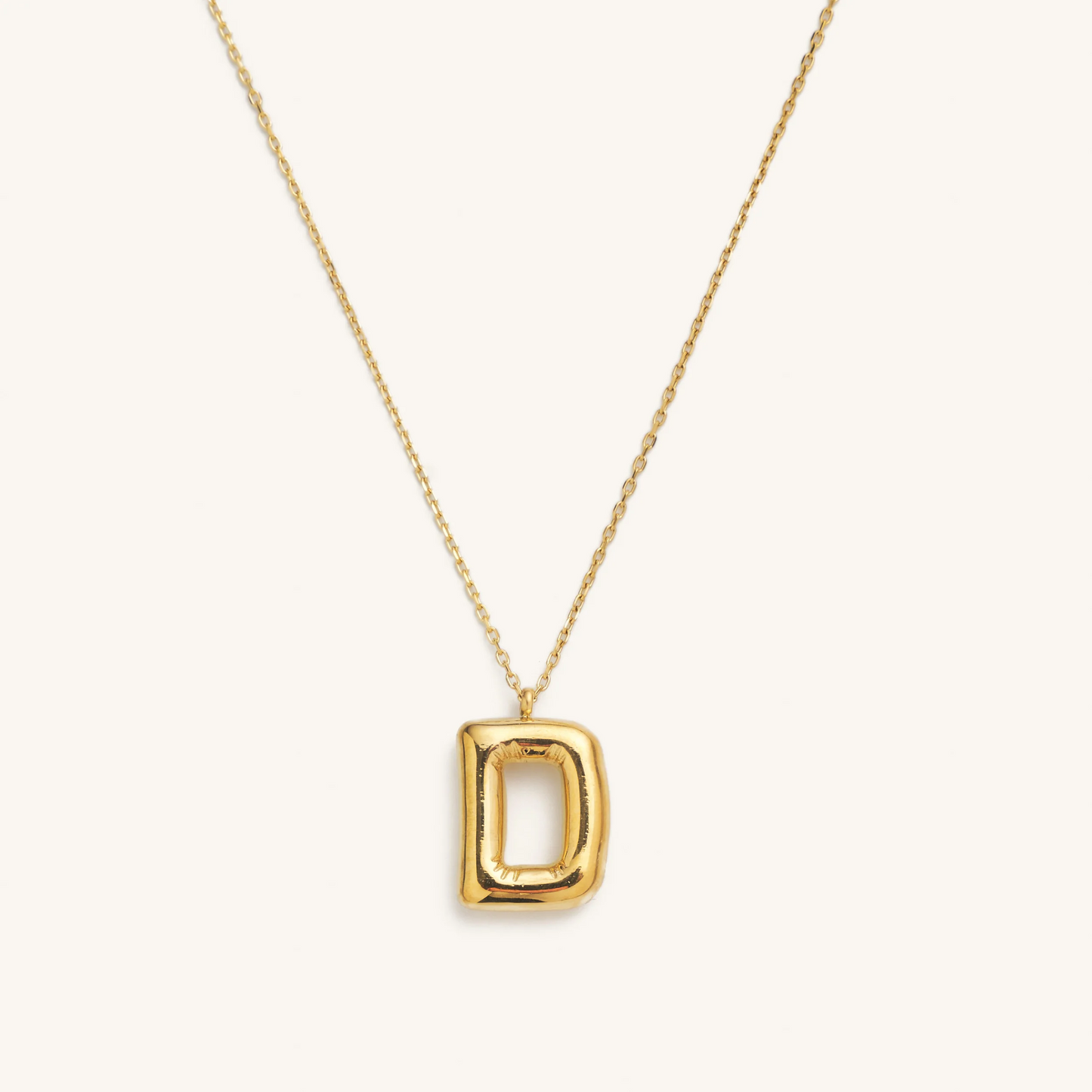 Bubble Initial Necklace