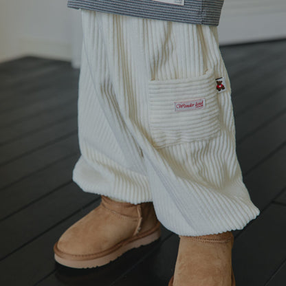 Toddler Land W25 Corduroy Cargo Jogger Pants (1-6y) - 3 Colors