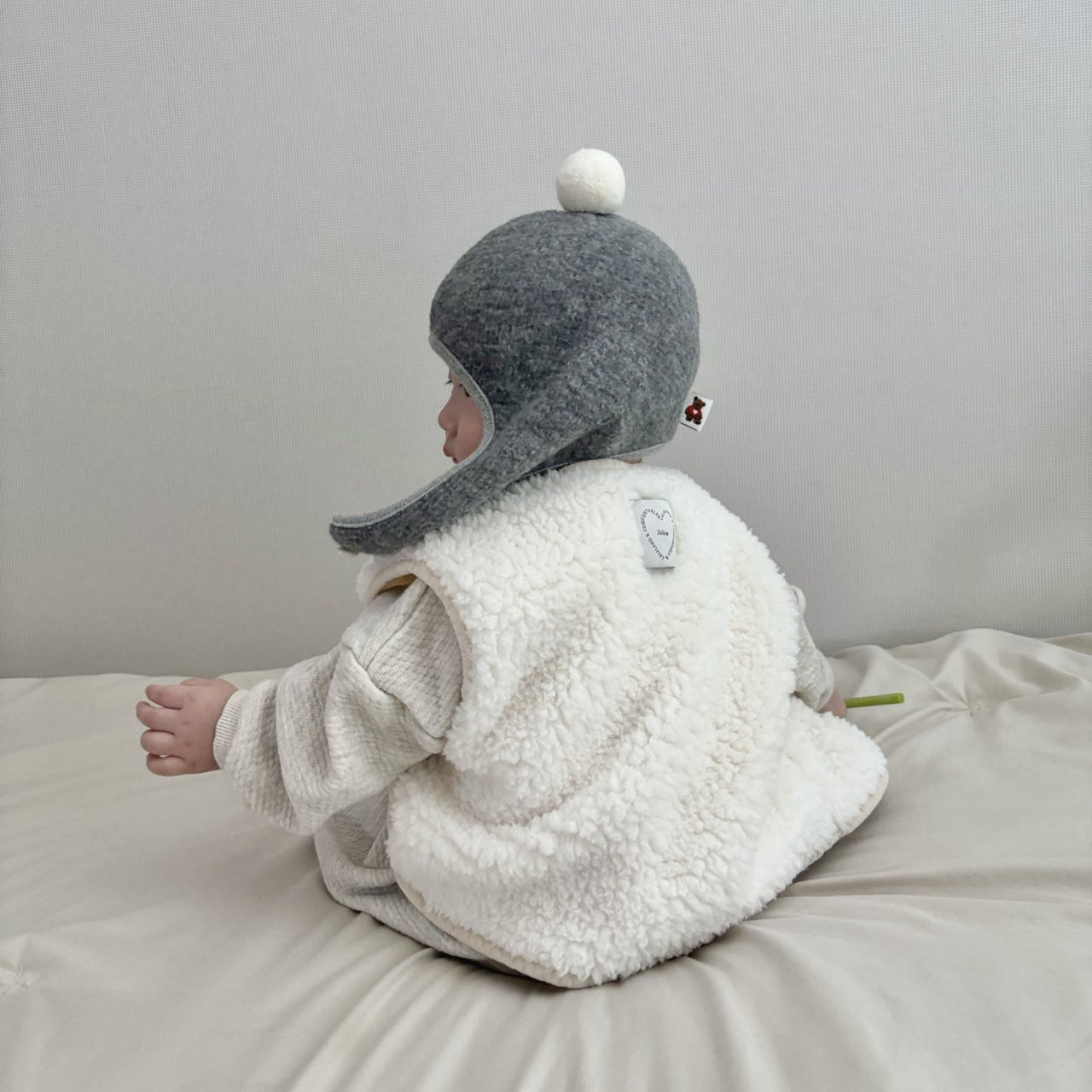 Baby Land W25 Sherpa Pocket Vest (4-18m) - 2 Colors