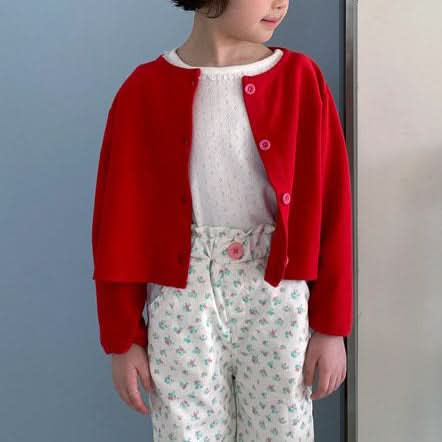 Toddler S25 Soft Long Sleeve Cropped Cardigan (1-6y) - 2 Colors