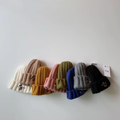 Kids Mickey Mouse Beanie (3-8y) - 8 Colors - AT NOON STORE