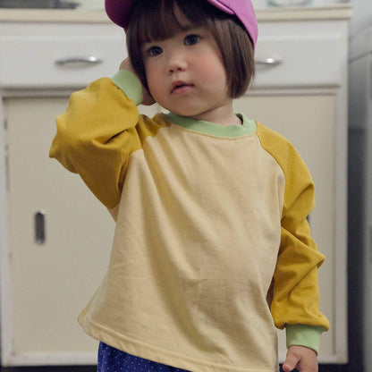 Toddler Colorblock Raglan Long Sleeve Top (2-7y) - 2 Colors