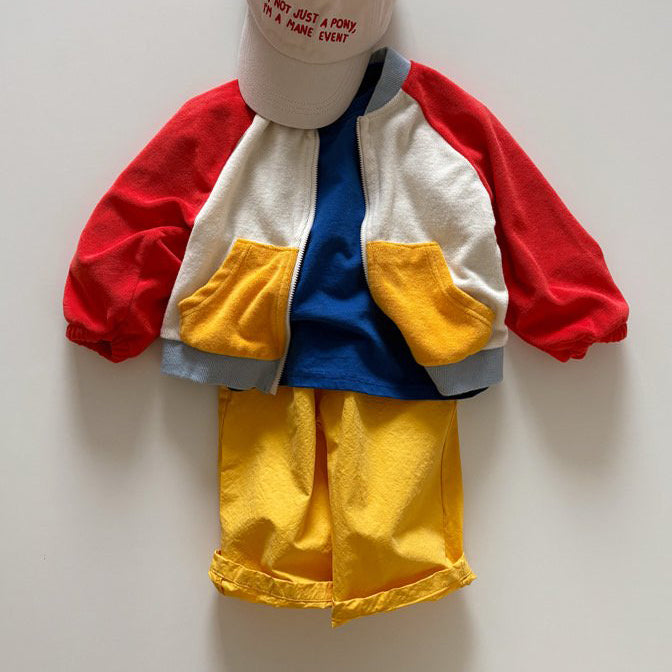 Toddler SP26 Basic Long Sleeve Loose Fit Top  (1-6y) - Blue - AT NOON STORE