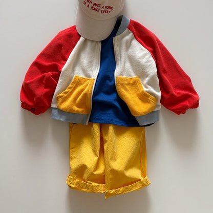 Toddler SP26 Basic Long Sleeve Loose Fit Top  (1-6y) - Blue - AT NOON STORE