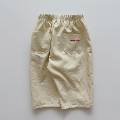 Baby/Toddler Aosta F25 Stitch Detail Pull-on Pants (3m-5y)- 3 Colors
