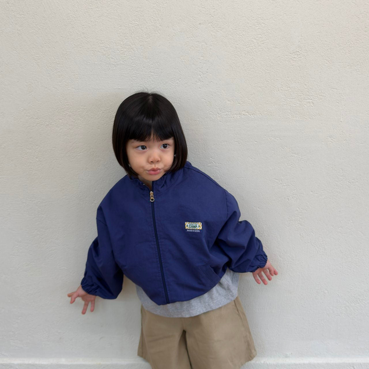Toddler F26 Reversible Mock Neck Zip Up Jacket (3-10y) - 2 Colors