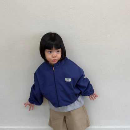 Toddler F26 Reversible Mock Neck Zip Up Jacket (3-10y) - 2 Colors