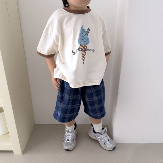 Toddler SS26 Sweet Summer Ice Cream Short Sleeve Top (1-7y) - 2 Colors - AT NOON STORE