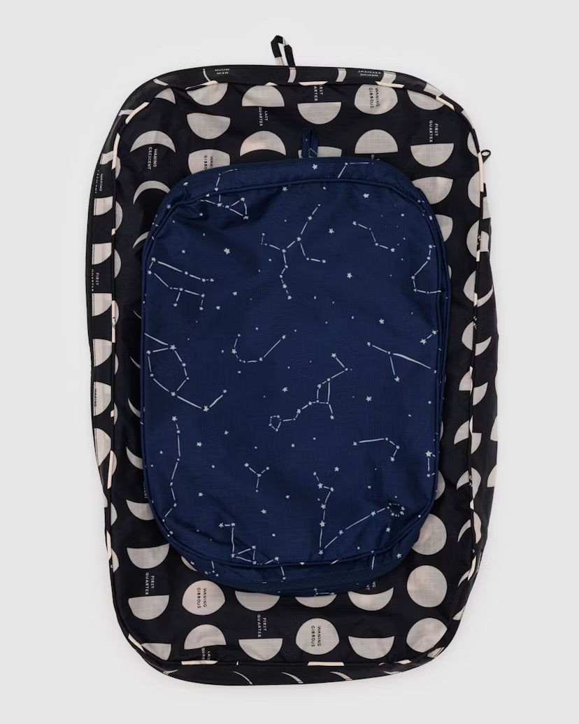 Baggu Large Packing Cube Set - Night Sky