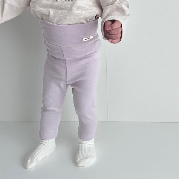 Baby Land Elastic Free Waist Leggings (4-15m) - 4 Colors