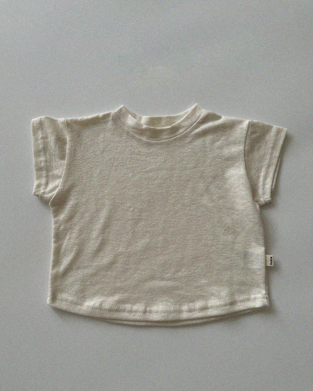 Baby/Toddler Aosta Linen Cotton Basic Tee (3m-5y)- 7 Colors - AT NOON STORE