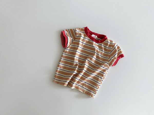 Toddler Hei Multi Stripe Short Sleeve Tee (1-6y) - 3 Colors