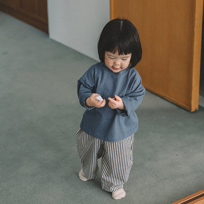 Toddler Mel SP26 Relaxed Fit Long Sleeve Tee (1-8y) - 6 Colors - AT NOON STORE