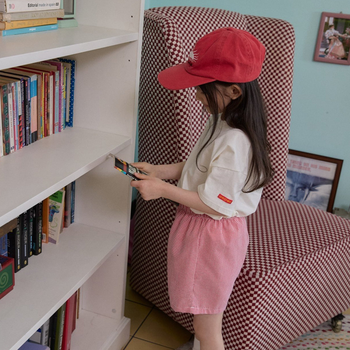 Toddler SS26 Short Sleeve Top and Gingham Shorts Sets (4m-6y) - 2 Colors - AT NOON STORE