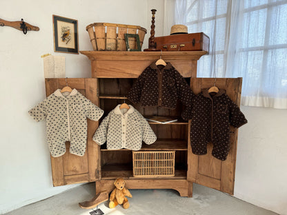 Kids W25 Sherpa Lined Reversible Padded Jacket with Collar (1-6y) - 2 Colors