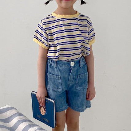 Toddler Hei Multi Stripe Short Sleeve Tee (1-6y) - 3 Colors
