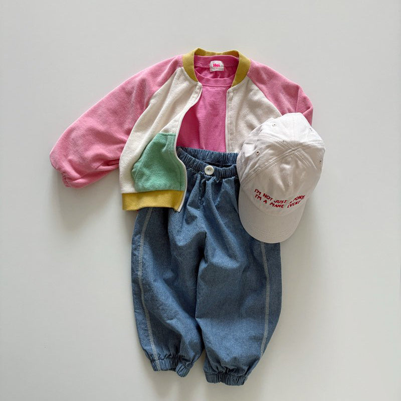 Toddler SP26 Side Stitch Detail Jogger Pants (1-6y) - 2 Colors - AT NOON STORE