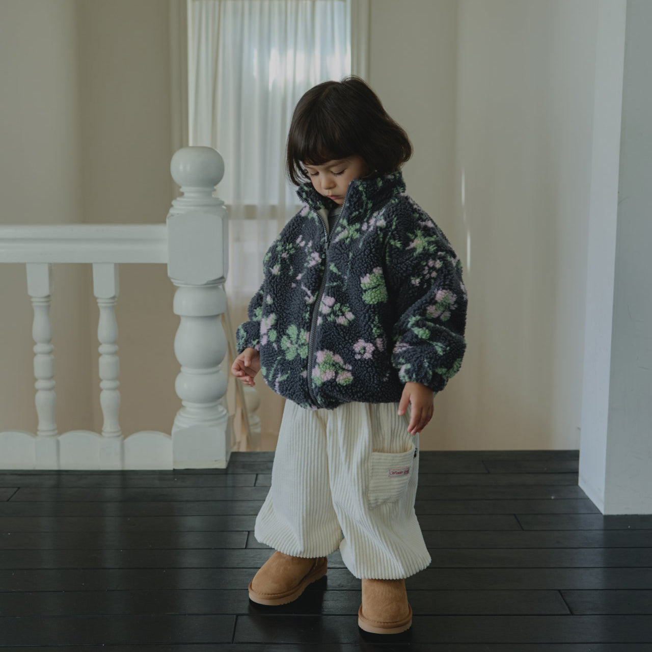 Toddler Land W25 Corduroy Cargo Jogger Pants (1-6y) - 3 Colors