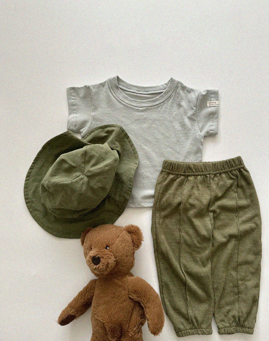 Baby/Toddler Aosta Linen Cotton Basic Jogger Pants (3m-5y)- 7 Colors - AT NOON STORE