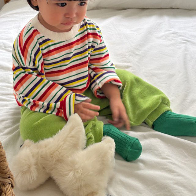 Toddler F26 Multicolor Stripe Long Sleeve Top (1-6y)
