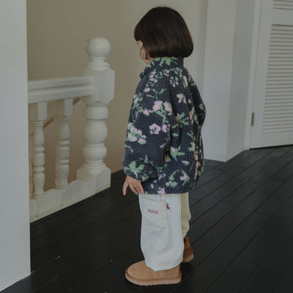 Toddler Land W25 Sherpa Mock Neck Zip-Up Jacket (1-6y) - 3 Colors