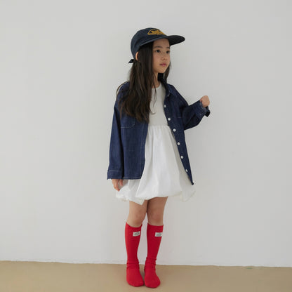 Toddler SP26 Ribbed Sleeveless Top Balloon Dress (1-7y)- 2 Colors - AT NOON STORE