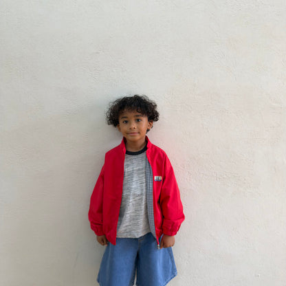 Toddler F26 Reversible Mock Neck Zip Up Jacket (3-10y) - 2 Colors