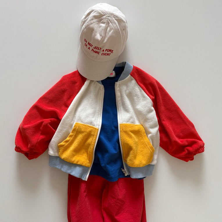 Toddler SP26 Basic Long Sleeve Loose Fit Top  (1-6y) - Blue - AT NOON STORE