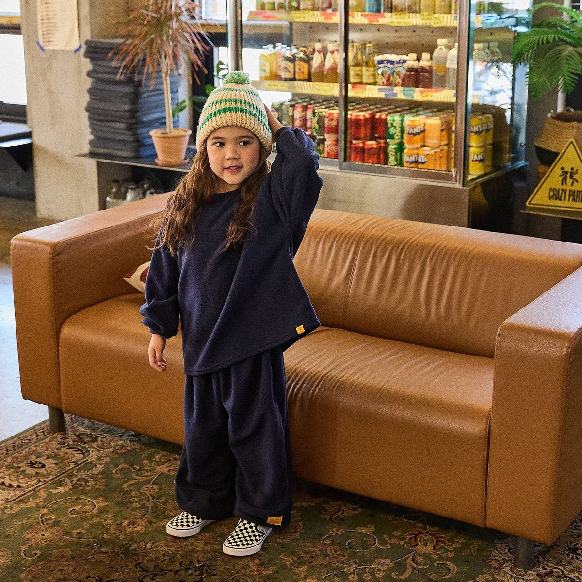 Toddler FW26 Fleece Long Sleeve Top and Stitch Detail Jogger Pants Sets (4m-6y) - 3 Colors