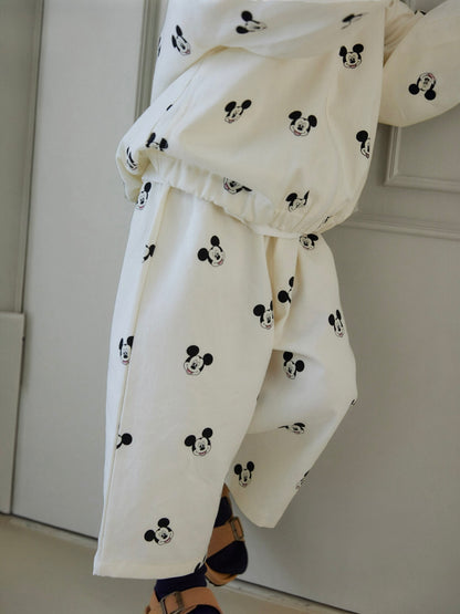 Toddler SP26 MICKEY All-Over Print Pants (1-7y) - Ivory - AT NOON STORE