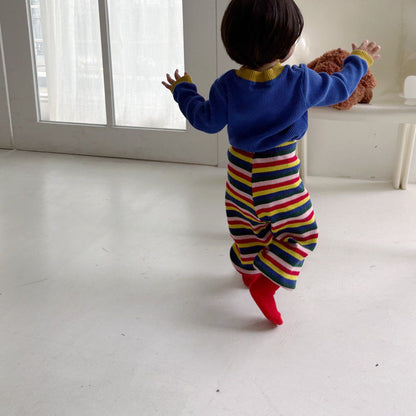 Toddler F26 Stripe Ribbed Jogger Pants (1-6y)