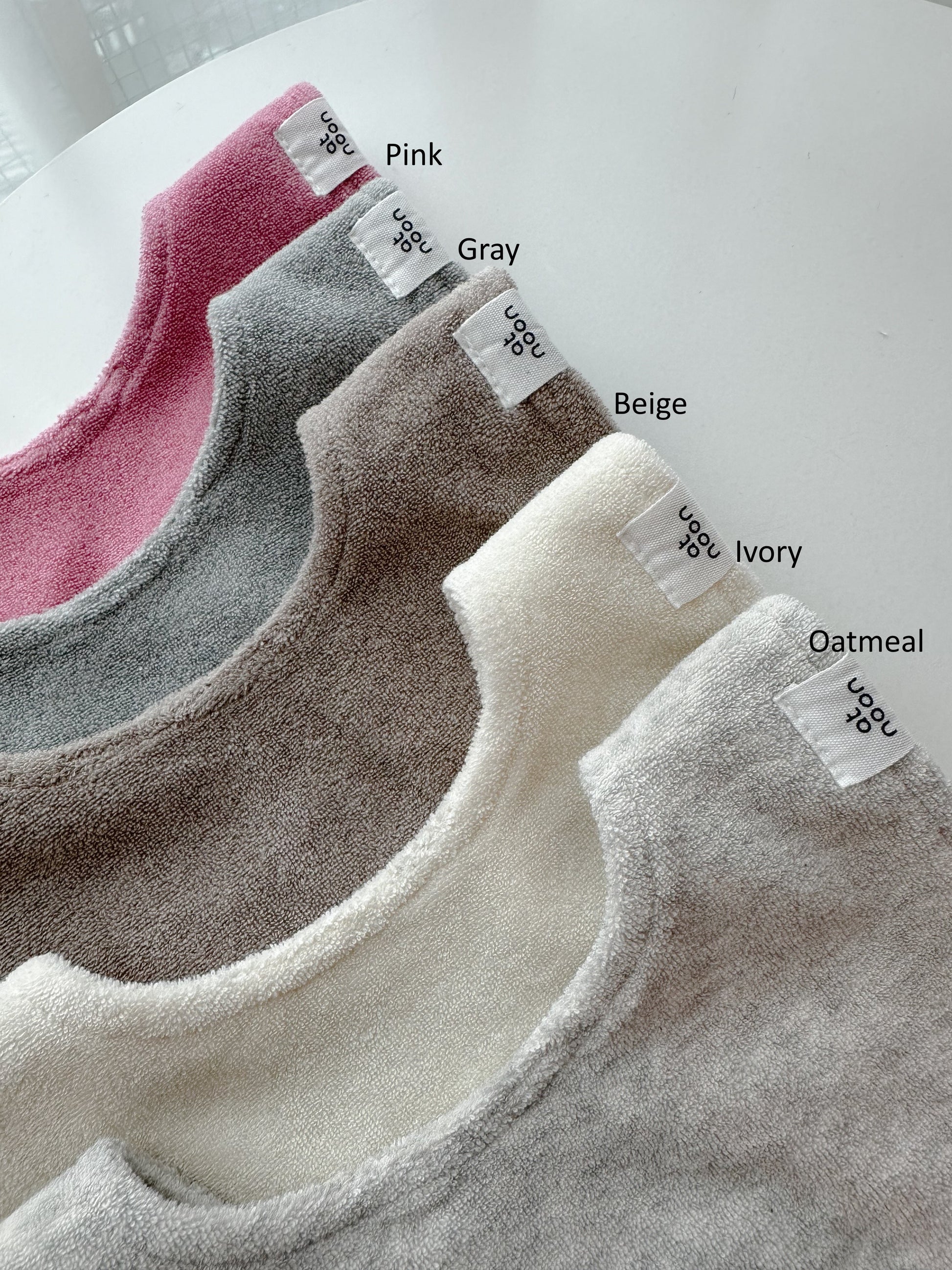 Baby Soft Terry Cotton Bib - 5 Colors - AT NOON STORE