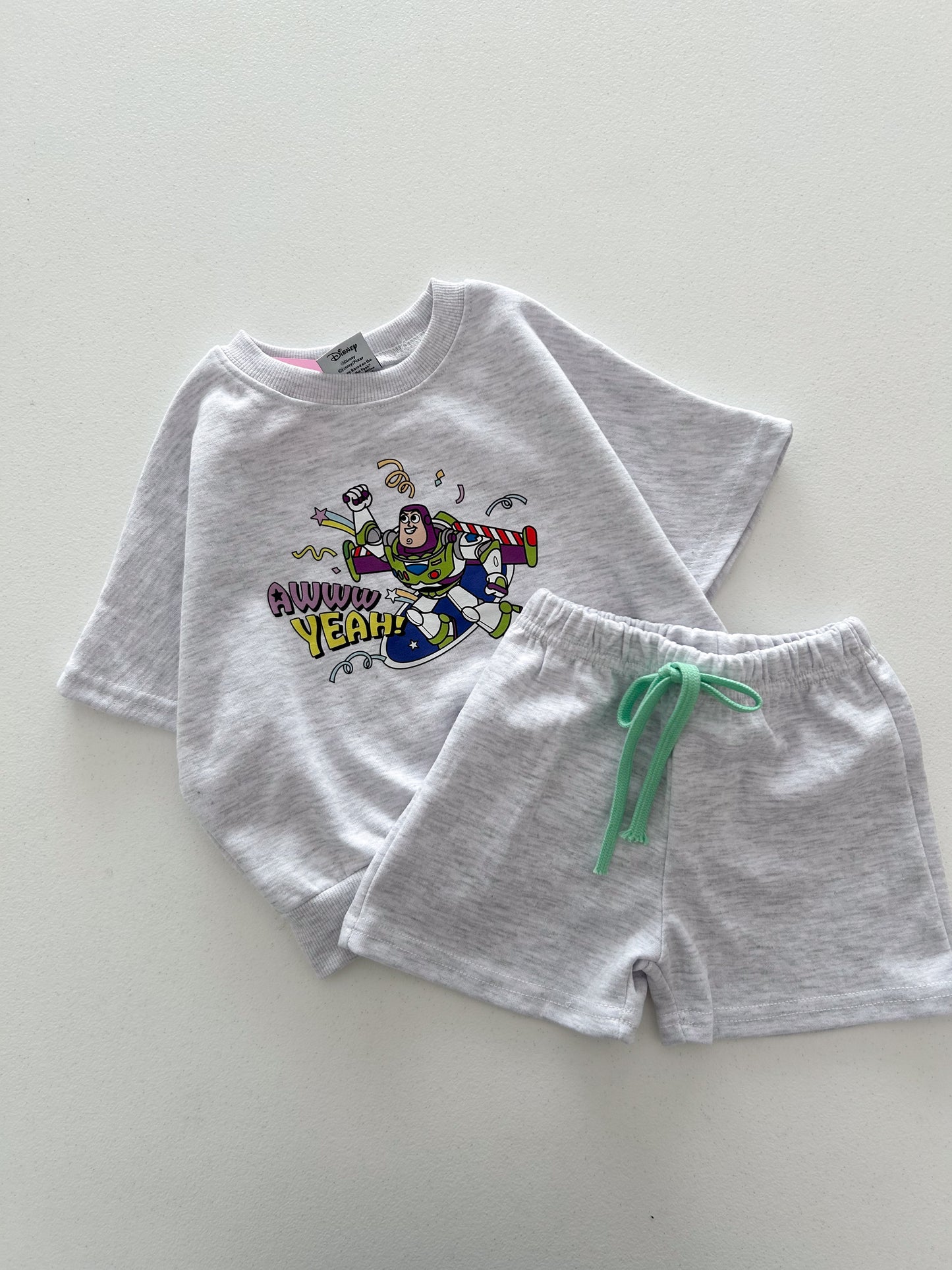 Toddler Toy Story Characters Short Sleeve Top and Shorts Set (18m-6y) - 3 Colors - AT NOON STORE