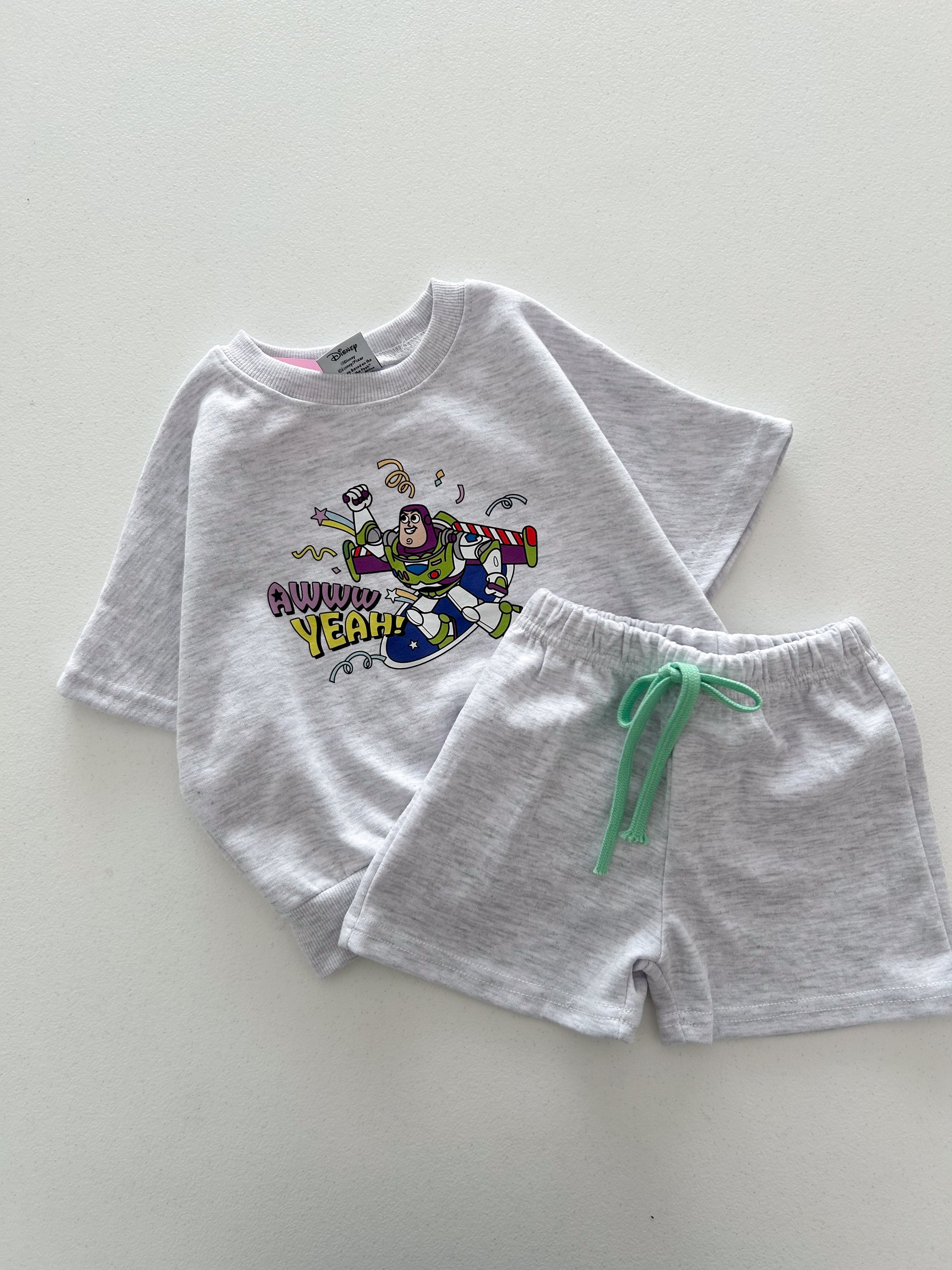 Toddler Toy Story Characters Short Sleeve Top and Shorts Set (18m-6y) - 3 Colors - AT NOON STORE