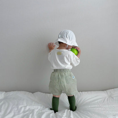 Baby Toddler Land SS25 Seersucker Gingham Shorts (4m-6y) - 4 Colors - AT NOON STORE