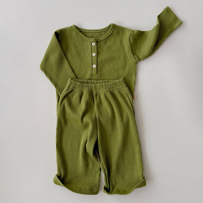 Baby/Toddler Aosta F26 RIbbed Pull-on Pants (3m-5y) - 4 Colors