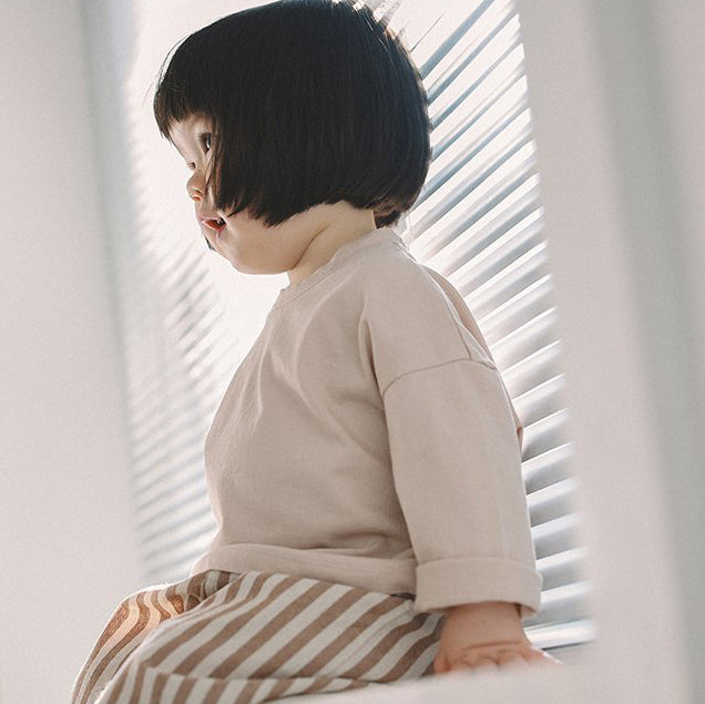 Toddler Mel SP26 Relaxed Fit Long Sleeve Tee (1-8y) - 6 Colors - AT NOON STORE