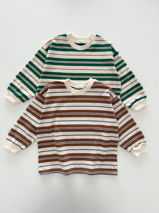 Toddler Spring Stripe Tee (2-6y) - 2 Colors - AT NOON STORE