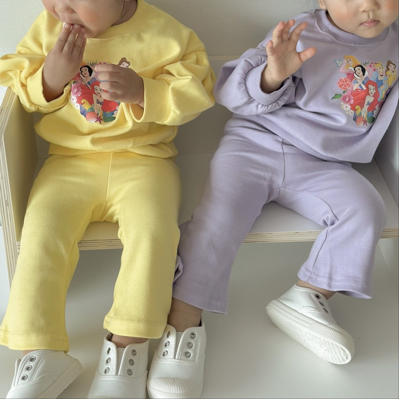 Toddler Disney Princess Sweatshirt and Flare Pants Set (1-6y) - 2 Colors