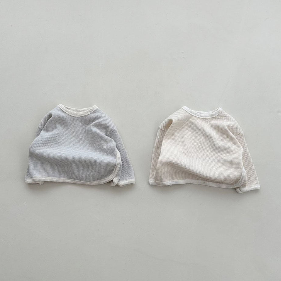 Baby S25 Curved Hem Waffle Top (3-18m) - 2 Colors