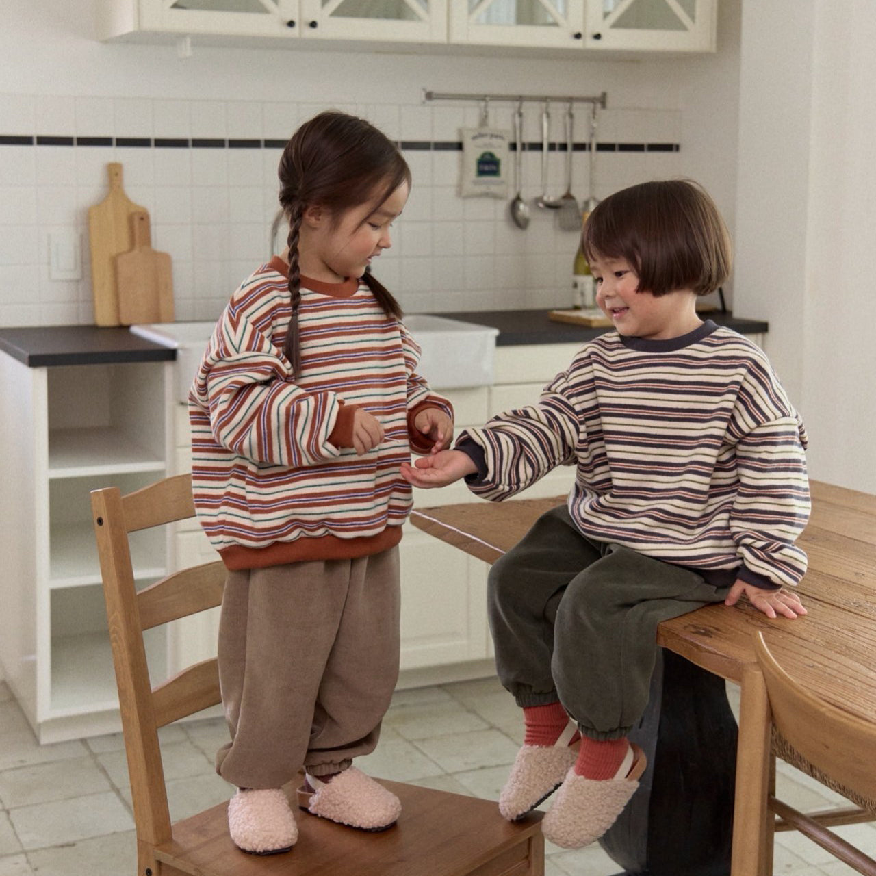 Kids W25 Corduroy Jogger Pants (1-6y) - 2 Colors