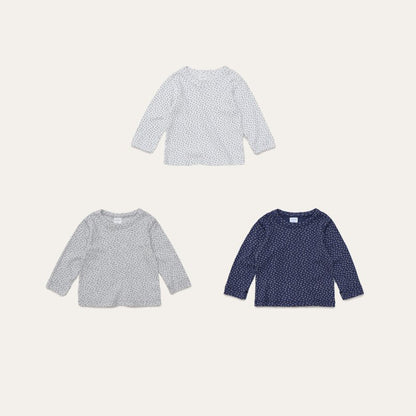 Toddler Mel SP26 Floral Pointelle Long Sleeve Tee (1-8y) - 3 Colors - AT NOON STORE