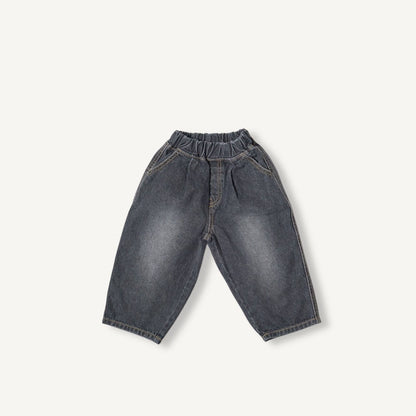 Toddler F25 Pull-on Black Denim Pants (2-8y) - Black Denim - AT NOON STORE