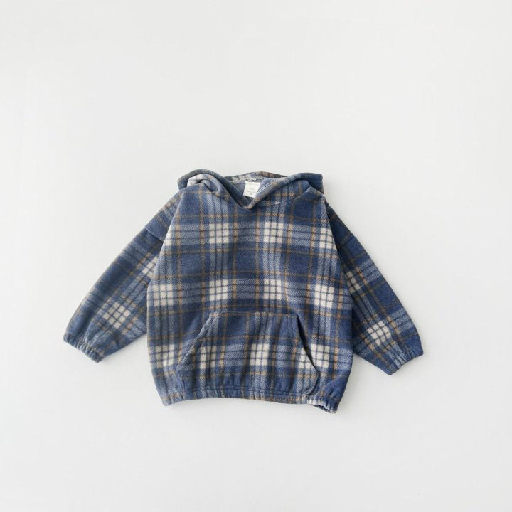 Kids Plaid Fleece Hoodie and Pants Set (2-6yr) - 2 Colors - AT NOON STORE