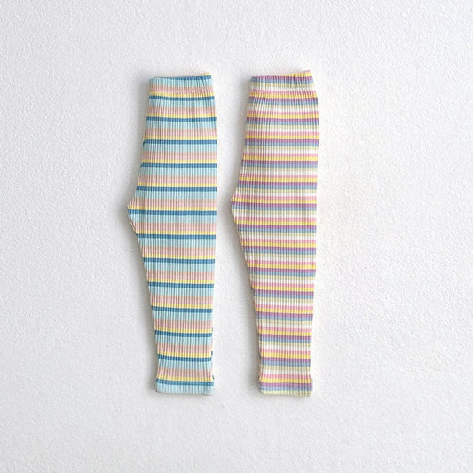 Toddler Muticolor Stripe Leggings (1-6y) - 2 Colors