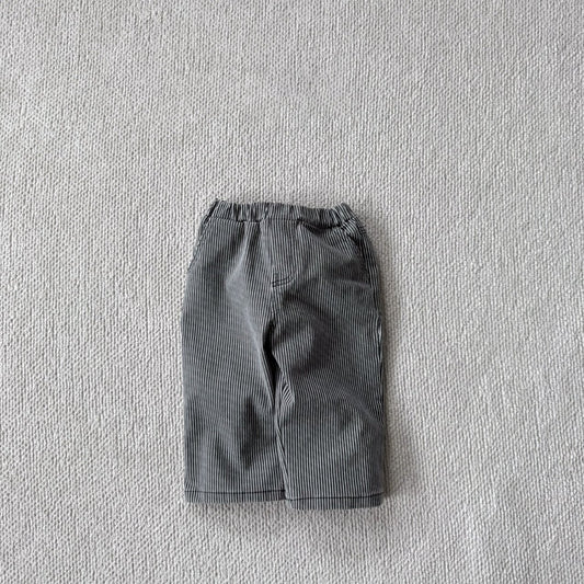 Baby Bella F25 Stripe Pull-on Pants (6m-3y) - Charcoal