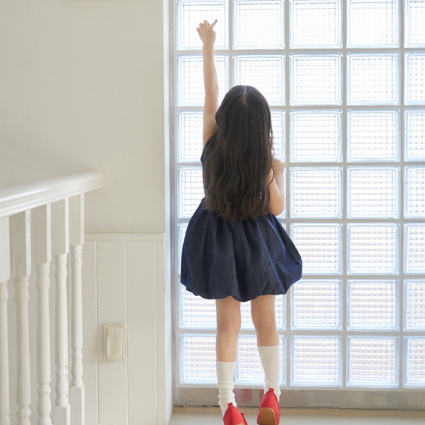 Toddler SP26 Ribbed Sleeveless Top Balloon Dress (1-7y)- 2 Colors - AT NOON STORE